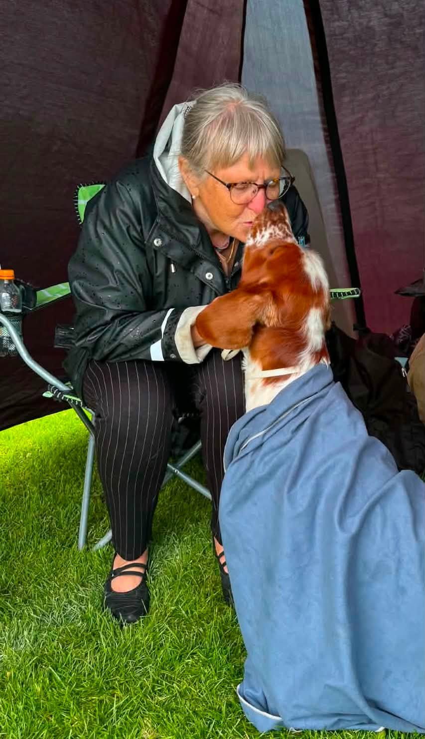 Ozzy kopplar av efter utställningen